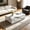 White + MDF-1, variant on AUU 39.3" x 21.6" Marble-Patterned MDF Rectangular Coffee Table, Waterproof & Easy to Clean, Modern Minimalist Living Room Table