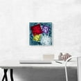 thumbnail image 2 of ARTCANVAS Teal Red Purple Yellow Princess Cut Diamond Jewel Canvas Art Print - Size: 12" x 12" (0.75" Deep), 2 of 9
