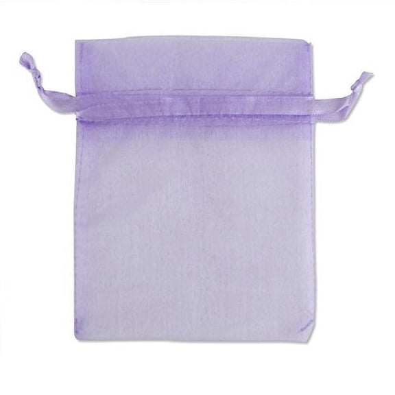 Organza Drawstring Bags 4x5 Lavender (Package of 10)