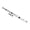 silver-450mm, variant on T-Slot Miter Track Jigs,Aluminum T Track Sliding Rod Woodworking Fixture Miter Rod Clamping Tool for Router Table