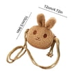 thumbnail image 4 of sdhkgrrt 5Pcs Plush Rabbit Crossbody Bag, Cute Faux Fur Coin Purse, Fashion Princess Accessory Bag for BabyGirland Little One, 4 of 9