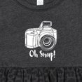 thumbnail image 4 of Inktastic Camera Oh Snap Girls Baby Dress, 4 of 5