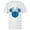White, variant on Disney Minnie Mouse Icon Blue Holiday Plaid - Short Sleeve T-Shirt for Kids - Customized-White
