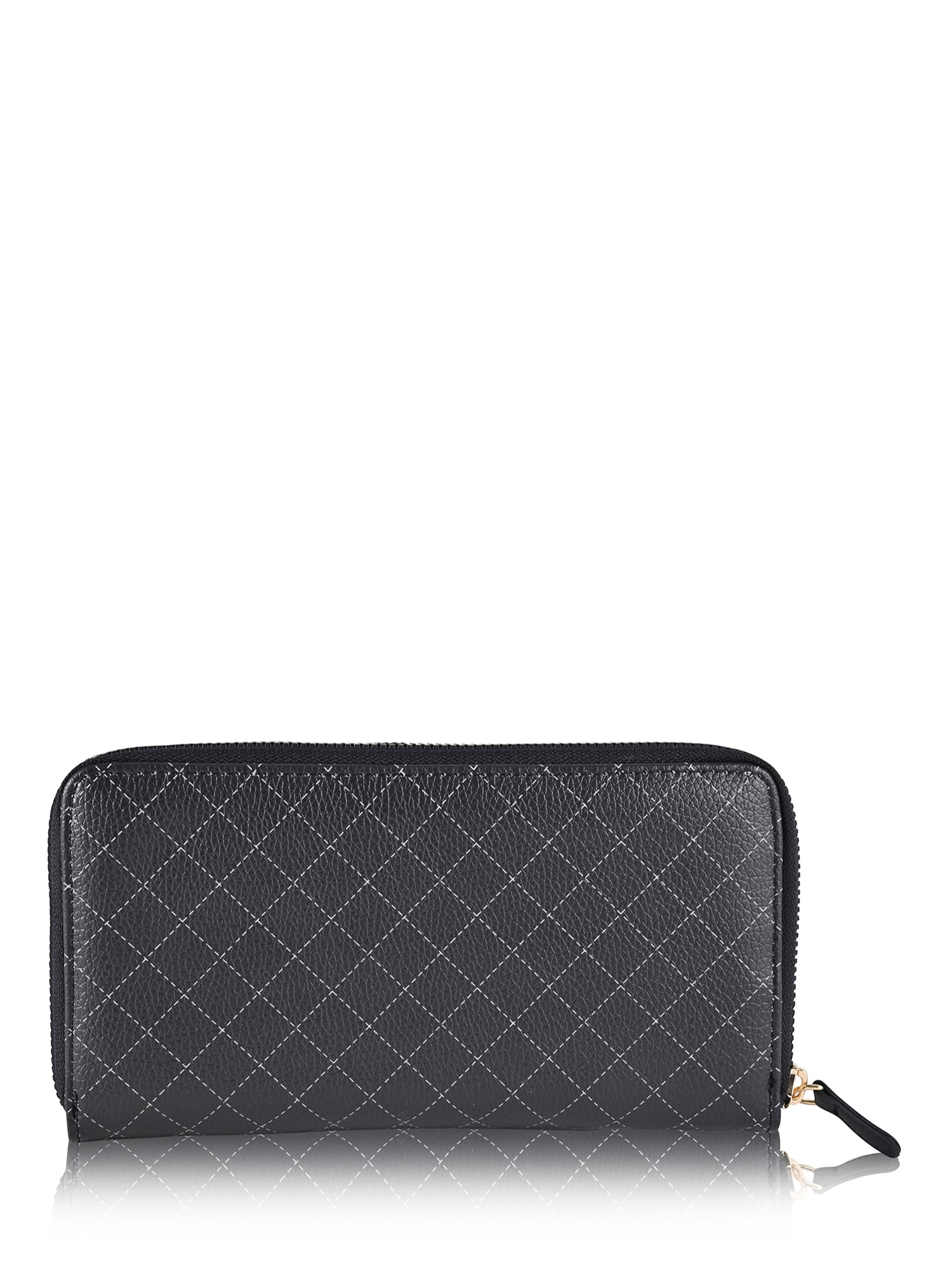Disney Minnie Mouse Zip-Around Wallet for Women, Black