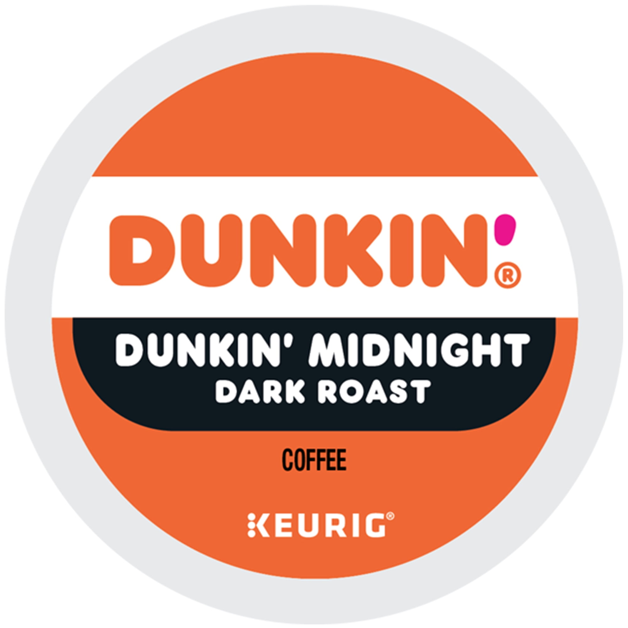Dunkin Midnight Coffee, Dark Roast, Keurig K-Cup Pods, 22 Count Box