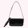 thumbnail image 2 of 8111 Bolso Cruzado Versátil Con Textura Alta Gama Bolso Cuadrado Pequeño Charol Con Hombro (negro), 2 of 9