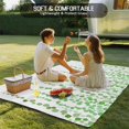 thumbnail image 4 of Green Polka Dots Outdoor Rug for Patio/Deck/Porch, Non-Slip Large Area Rug 6 x 9 Ft, Watercolor Abstract Art Indoor Outdoor Rugs Washable Area Rugs, Reversible Camping Rug Carpet Runner, 4 of 8