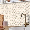 thumbnail image 6 of DEWOO 12''x12'' Peel and Stick Kitchen Backsplash Tiles Floral Cute Contact Paper Vintage Village Country Cottage Wallpaper Farmhouse Renter Friendly Geometry Heat & Water Resistant Kitchen Bedroom, 6 of 9