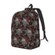 thumbnail image 1 of Easygdp Skull and Red Roses Mochila de Lona Resistente para Laptop, Compatible con Laptops de 15 a 17 pulgadas, Ideal para Escuela, Trabajo y Viajes-Small, 1 of 5