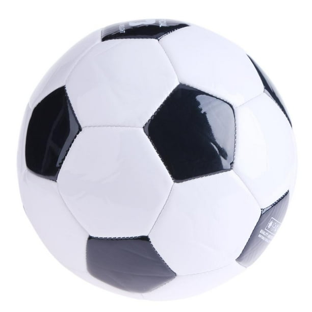 Balón Soft Classic NO.3 Tamaño estándar Fútbol Entrenamiento Fútbol Negro Blanco JShteea El nuevo