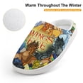 thumbnail image 4 of Kids Dragon Wings Of Fire Slippers Anti-slip Fluffy Fuzzy House Slippers Warm Soft Plush Winter Fluffy House Shoes for Boys Girls, 4 of 7