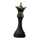thumbnail image 2 of Estatua de piezas de ajedrez retro con pintura dorada para decoración de interiores de mesa, color negro. Pequeña, 2 of 7