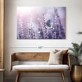 thumbnail image 3 of Elephant Stock Lavender Flower Wall Art - Horizontal Canvas Wall Art - Living Room Wall Decor - Floral And Botanical Canvas - Purple And Blue Decor - 48" x 32", 3 of 8