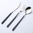 thumbnail image 2 of Coofit Ensemble de Couverts Moderne - Ensemble de 3 Pcs d'Ustensiles de Table Professionnels, 2 of 9