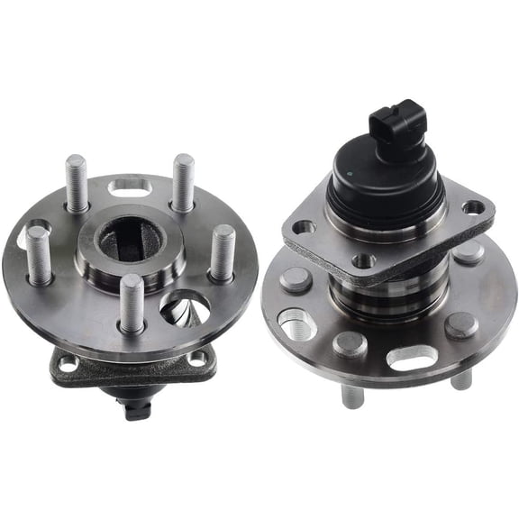 A-Premium Wheel Hub and Bearing Assembly Replacement for Buick Skylark Chevrolet Beretta Corsica Oldsmobile Achieva Pontiac Sunbird 1991-2005 Rear Side 2-PC