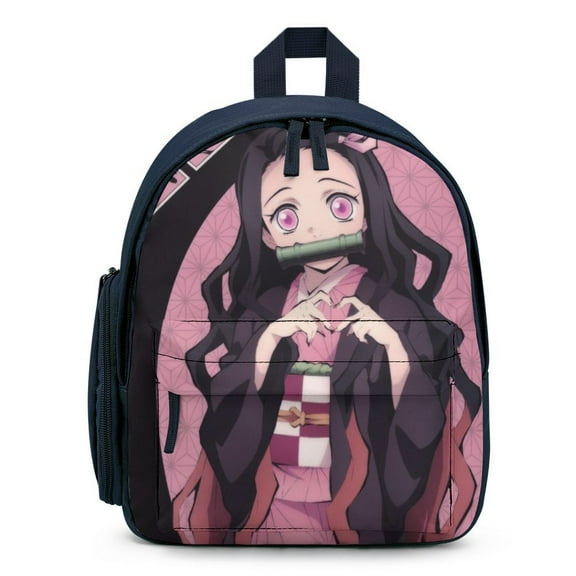 Kamado Nezuko Backpack Cute Print Daypack Lightweight Casual Backpack Travel Hiking Backpacks