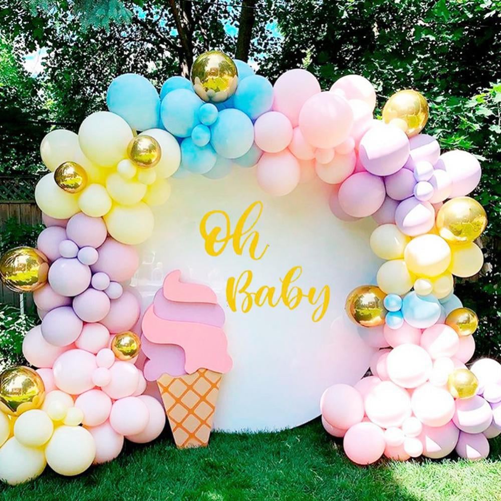 5pcs 18 inch big pastel balloons baby shower party candy macarron arch garland 