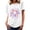 White summer tops for women, variant on USSUMA T-Shirts for Women Trendy Fireworks Print Women's Shirts and Blouses Short Sleeve Women Tops Dressy Casual Summer Comfy Graphic Cute Round Neck Plus Tunics Beach