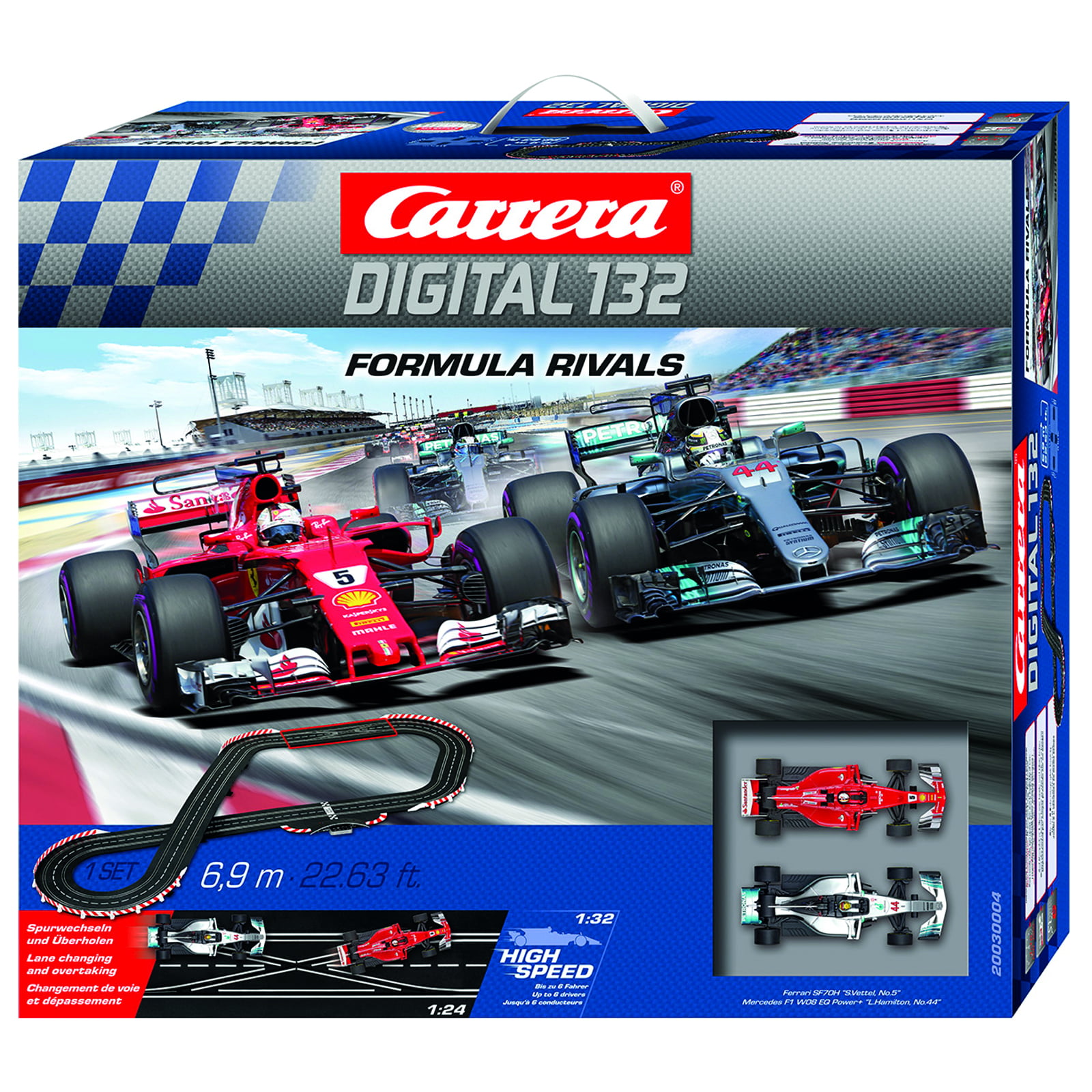 Carrera Digital 132 Formula Rivals 1:32 Scale Slot Car Race Set -  