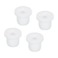 thumbnail image 1 of 4uds T Tipo Goma Ojal Montaje Diámetro 11mm 0.6 Pulgadas OD 0.28 Pulgadas ID Sello Protección Flexible Agujero Tapones para Cable Tubería Blanco, 1 of 5