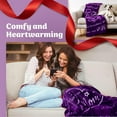 thumbnail image 4 of Gifts for Mom, Blanket for Mom Gifts, Mom Birthday Gifts from Daughter & Son, I Love You Mother Daughter Gift Ideas, Throw Blanket 65" × 50" (Purple), 4 of 6