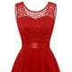 thumbnail image 2 of Vestido de cóctel sin mangas con estampado floral para mujer: elegante vestido de noche de dama de honor con abertura lateral para bodas y fiestas, 2 of 2