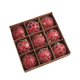 thumbnail image 3 of Juego de 9 bolas navideñas con purpurina de 8 cm, bolas colgantes de espuma irrompibles para Navidad, decoración elegante y brillante para Navidad, 3 of 5