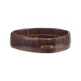 thumbnail image 3 of Uxcell 4 Pack PU Leather Loops Retaining Ring for 22mm Width Watch Band, Dark Brown, 3 of 5