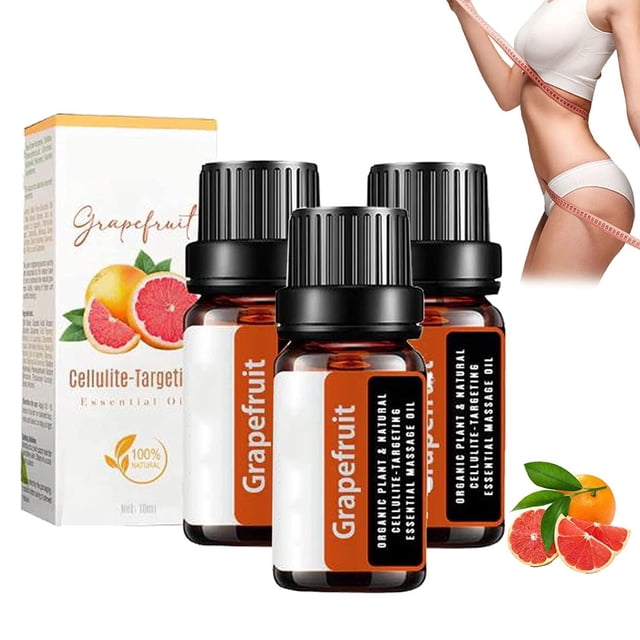 Aceite Esencial MROWCA Toronja Orgánico Hidratación y Aromaterapia para Combatir Celulitis
