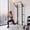 Black, variant on Swedish Ladder, Wall‑Mounted Stall Bars with Pull‑Up Bar and Dip Bars