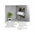 thumbnail image 4 of Durable Design For Your Kitchen, Stainless Steel Magnetic Paper Towel Holder Spice Rack Multi-Purpose Organizer With Hooks, Easy To Install On Refrigerator Or Other Magnetic Surfaces, 4 of 5