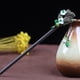 thumbnail image 4 of Horquillas de estilo chino con flores naturales para peinar el cabello en bodas para mujeres., 4 of 9