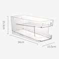 thumbnail image 1 of Caja de almacenamiento de bebidas para refrigerador de doble capa, caja transparente con acabado autofirmado para cerveza y refrescos, 1 of 1