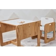 thumbnail image 4 of Nipperland Montessori 2pc Kids Toddlers Play Table and Chair Set, Montessori Furniture, 1 Table & 1 Chair, 4 of 5
