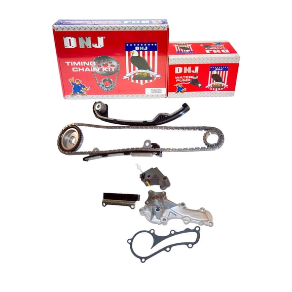 DNJ TK614WP Timing Chain Kit with Water Pump Fits Cars & Trucks 00-06 Nissan 1.8L L4 DOHC 16V