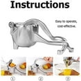thumbnail image 2 of Heavy Duty Manual Fruit Juicer Press Lemon Orange Citrus Extractor Juicer Big-Sized, 2 of 5