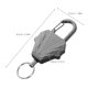 thumbnail image 5 of 2 llaveros retráctiles con clip, porta credencial, carrete de credencial extensible para exteriores, senderismo, montañismo y acampada., 5 of 5