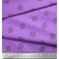 thumbnail image 3 of Soimoi Purple Cotton Duck Fabric Tribal Skull Fabric Prints By Yard 42 Inch Wide, 3 of 3