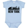 thumbnail image 3 of Inktastic New York Skyline Grunge Boys or Girls Baby Bodysuit, 3 of 5