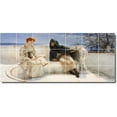 thumbnail image 1 of Ceramic Tile Mural-Lawrence Alma-Tadema Men Women Painting 31. 56" w x 24" h using (21) 8 x 8 ceramic tiles, 1 of 3