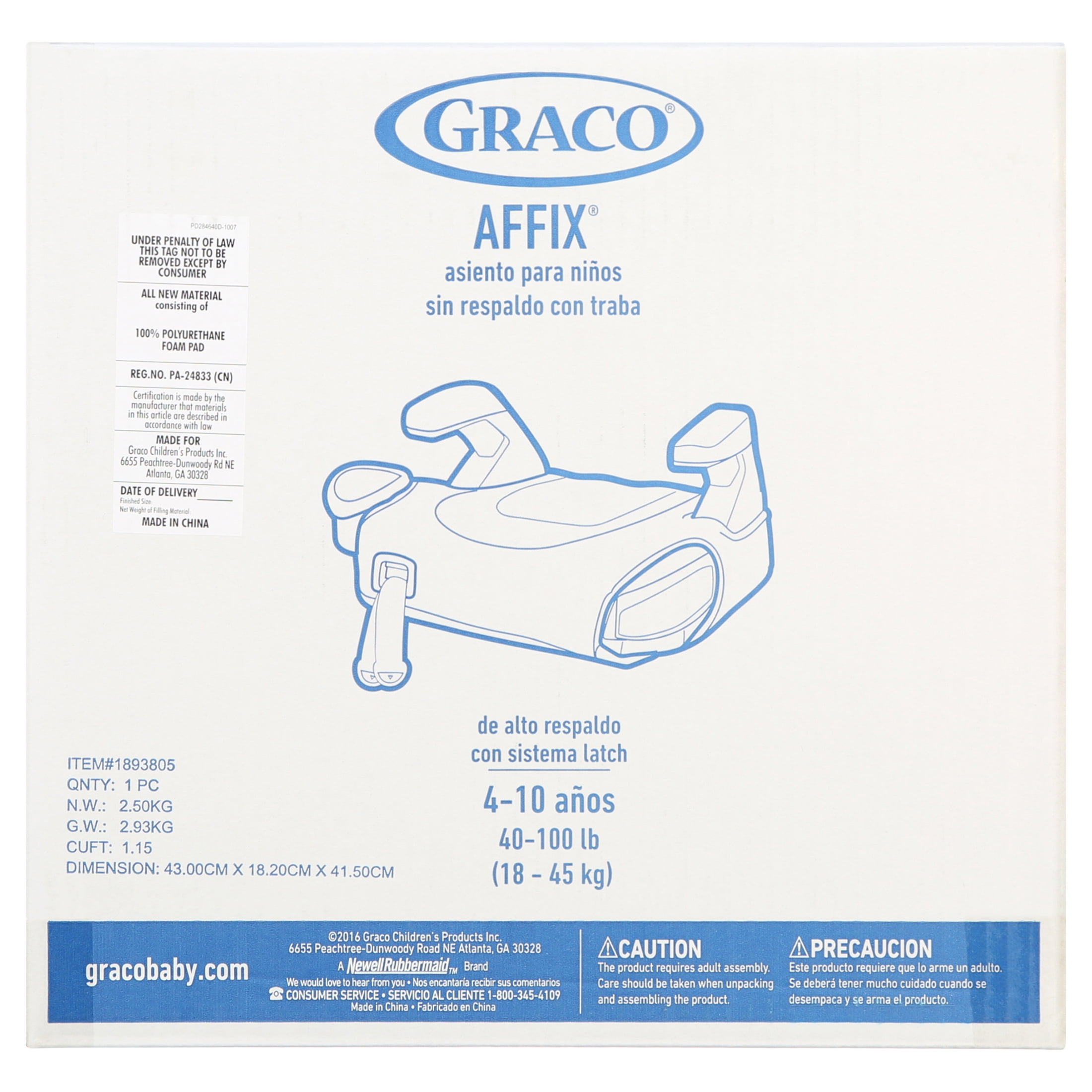 Graco Affix (5 stores) find best price • Compare today »