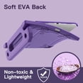 thumbnail image 4 of JETech Kids Case for iPad Pro 11 Inch All Models, iPad Air 5/4 (10.9-Inch) with Built-in Screen Protector, Shockproof Full-Body Handle Stand Tablet Protective Cover (Deep Purple), 4 of 6