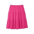 thumbnail image 5 of Woman Within Plus Size Elastic-Waist Knit Tiered Skirt, 5 of 6