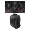 Hercules DJ CONTROL INPULSE 300 8-Pad DJ Controller w/Sound Card+Backpack
