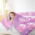 thumbnail image 4 of Feelyou Fashion Cartoon Bow Full Size Comforter Sets, Fairy Princess Bedding Sets, 3pcs, 4 of 8
