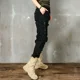 thumbnail image 4 of Pantalones ajustados multibolsillos de moda para hombre, pantalones cargo multibolsillos de diseñador emo de alta calidad para hombre, estilo Harajuku, corte regular, 4 of 5