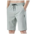 thumbnail image 6 of Gibobby Men's Casual 7 Inch Shorts Twill Drawstring Summer Beach Stretch Golf Shorts with Pockets[Light Gray,3XL], 6 of 7