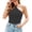 Black, variant on Sngxgn Tank Tops for Women Tummy Control Shapewear Seamless V-Neck Camisole Tops(Khaki,L)