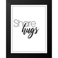 thumbnail image 2 of Villa, Mlli 12x14 Black Modern Framed Museum Art Print Titled - Share Hugs, 2 of 5