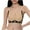 #130-Khaki, variant on Women's Color-Block Seamless Bra - Flexible Support Wireless Bralette, Full Coverage Slimming Bra with Side Support for Full Bust